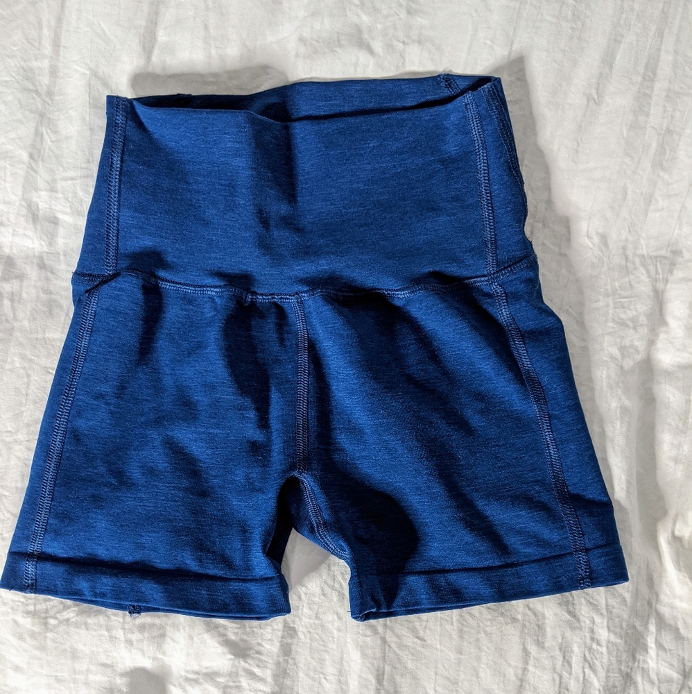 Navy Alphalete Revival Shorts XS